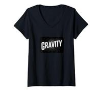 Femme Costume Gravity Statement pour Un Look Cool T-Shirt avec Col en V