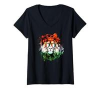 Femme Côte D'Ivoire T-Shirt avec Col en V