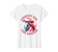FEMME - Country Girl Line Dancing - Danseuse de Country T-Shirt