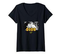 Femme Coupe du Monde de Baisers Maradona T-Shirt avec Col en V