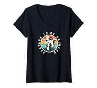 Femme Cribbage Vintage rétro Amusant Prepare to Be Skunked T-Shirt avec Col en V