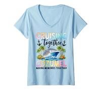 Femme Croisière Ensemble : Souvenirs de croisière à Cozumel T-Shirt avec Col en V