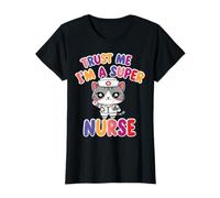 Femme Croyez-Moi, Je suis Une Super infirmière - Chat Infirmier T-Shirt