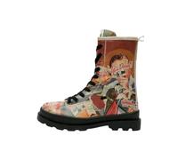 Femme Cuir Vegan Multicolore Bottes Longues - You Decide Motif