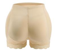 Femme Culotte De Contrôle - Pantalon Rehausseur De Fesses pour Femmes, Fausses Fesses, Hanches Rebondies, Grande Taille, Culotte Modelante en Dentelle, Faux Cul avec Coussinet, Boxer, Short Gainant