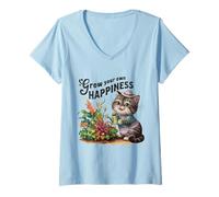 Femme Cultivez votre propre bonheur jardinier pour hommes, femmes, enfants T-Shirt avec Col en V