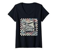 Femme Cut From A Different Cloth Tshirt Men Women Hip Hop Rap T-Shirt avec Col en V
