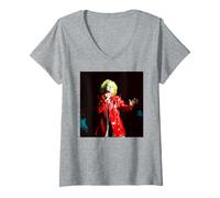 Femme Cyndi Lauper Twelve Deadly Cyns, Newcastle, en Direct, 1995 T-Shirt avec Col en V