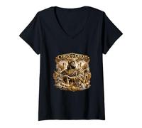 Femme Cyrus Le Grand, Kourosh e Kabir, Perse Ancienne T-Shirt avec Col en V