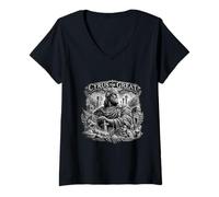 Femme Cyrus Le Grand, Kourosh e Kabir, Perse Ancienne T-Shirt avec Col en V