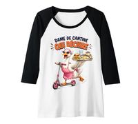 Femme Dame De Cantine Qui Déchire Cadeau Restauration Scolaire Manche Raglan