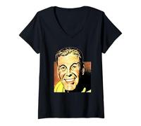 Femme Dan Dare Pilote du Futur T-Shirt avec Col en V