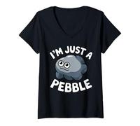 Femme Dandy's World Pebble C'est juste un Pebble Dandy's World T-Shirt avec Col en V