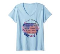 Femme dans Le Cercle, Nous Sommes Tous égaux, autochtones et amérindiens T-Shirt avec Col en V