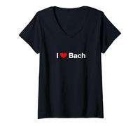 Femme dans Mon cœur, Bach T-Shirt avec Col en V