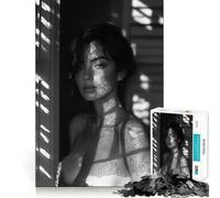Femme dans Une lumière tamisée Puzzle 1000 pièces pour Adultes Jeu de mémoire et de Concentration Ajustement Parfait Format Compact Idéal pour des Moments de Jeu en Famille (38x52cm)