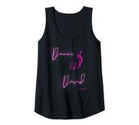 Femme Dansez comme David Worship Faith Dancer Écriture Amoureux de la Danse Débardeur