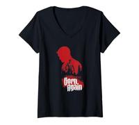 Femme Daredevil Born Again Red Shadow T-Shirt avec Col en V