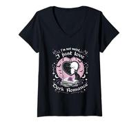 Femme Dark Romance Booktok I'm Not Weird I Just Love Dark Romance T-Shirt avec Col en V