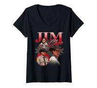 Femme Dark Winds Jim Chee Homage T-Shirt avec Col en V