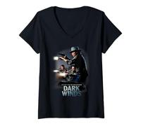 Femme Dark Winds Key Art Launch T-Shirt avec Col en V