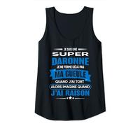 Femme Daronne je ferme pas ma gueule cadeau Daronne Débardeur