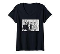 Femme Dave Gahan Depeche Mode Le Mur de Berlin est Une Belle récompense T-Shirt avec Col en V