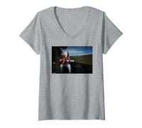 Femme David Crosby Byrds Singer par Michael Grecco T-Shirt avec Col en V