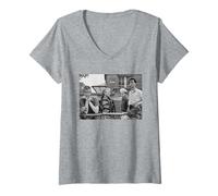 Femme David Gahan de Depeche Mode Live 1981 par Virginia Turbett T-Shirt avec Col en V