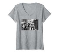 Femme David Jason Gordon Kaye Only Fools and Horses 'Allo 'Allo T-Shirt avec Col en V