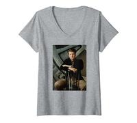 Femme David Lynch Gomme Twin Peaks par Michael Grecco T-Shirt avec Col en V