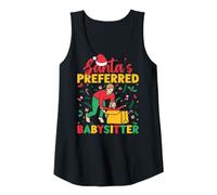 Femme Daycare Santa´s Preferred Babysitter Nanny Débardeur
