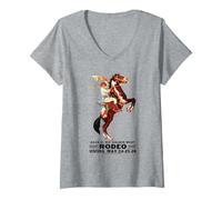 Femme Days of The Golden West T-Shirt avec Col en V