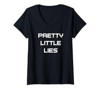 Femme De Jolis Petits mensonges T-Shirt avec Col en V