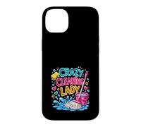 Femme de ménage drôle et Folle Coque pour iPhone 14 Plus