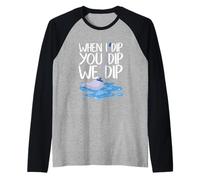 Femme de ménage drôle Quand Je Te trempe Manche Raglan