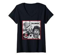 Femme Dead Kennedys Halloween Edition - Official Punk Rock T-Shirt avec Col en V