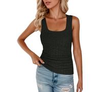 Femme Debardeur - Camisoles décontractées pour Un Usage Quotidien Débardeurs élégants à Coupe Basse Parfait pour Toutes Les Saisons Association Polyvalente avec Un Jean Ajout à la Garde-Robe