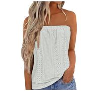 Femme Débardeur T-Shirt - avec Soutien-Gorge Intégré Femmes Camisole Tank Top Chic Bretelles Spaghetti Cami Chic Col Rond T-Shirt Sports Camisole Crop Top de Gilet Rayures