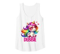 Femme Debbie - Nom de Licorne personnalisé Débardeur