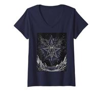Femme Décarabie, étoile du Pacte Infernal T-Shirt avec Col en V