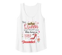 Femme Décembre 1989 Anniversaire This Queen Was Born in December 1989 Débardeur