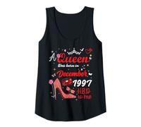 Femme Décembre 1997 Anniversaire This Queen Was Born in December 1997 Débardeur