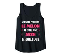 Femme Départ métier Humour aesh Fille Fabuleuse aesh Débardeur