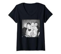 Femme Depeche Mode Construction Time Again Era par Allan Ballard T-Shirt avec Col en V