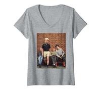 Femme Depeche Mode in 1981 Dave Gahan Pop Band par Virginia Turbett T-Shirt avec Col en V