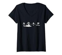 Femme Dès Que Possible, Aussi paresseuse Que Possible, Assortie à BFF Girls Twin Sister Sister T-Shirt avec Col en V