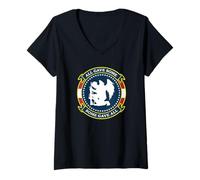 Femme Design Ange « All Gave Some Gave All Veteran Honor » T-Shirt avec Col en V