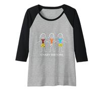 Femme Design drôle Crazy Sisters, Three Sisters 3 Sisters Manche Raglan