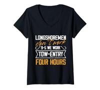 Femme Design éthique du Travail des débardeurs T-Shirt avec Col en V